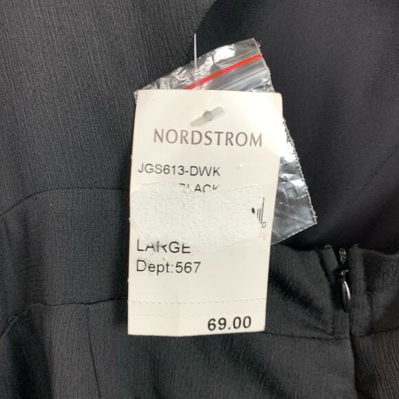 4Sienna Womens Spaghetti Strap Jumpsuit Back Buttons Cutout Black Size Large - Picture 8 of 15